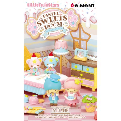 Re-ment Sanrio Little Twin Stars Pastel Sweets room Set